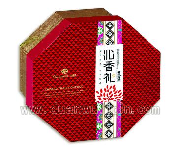 粽意八方绿色款式 - 沁园粽子批发成都店